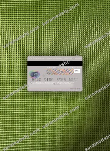 Sri Lanka Seylan Bank Plc mastercard photolook back